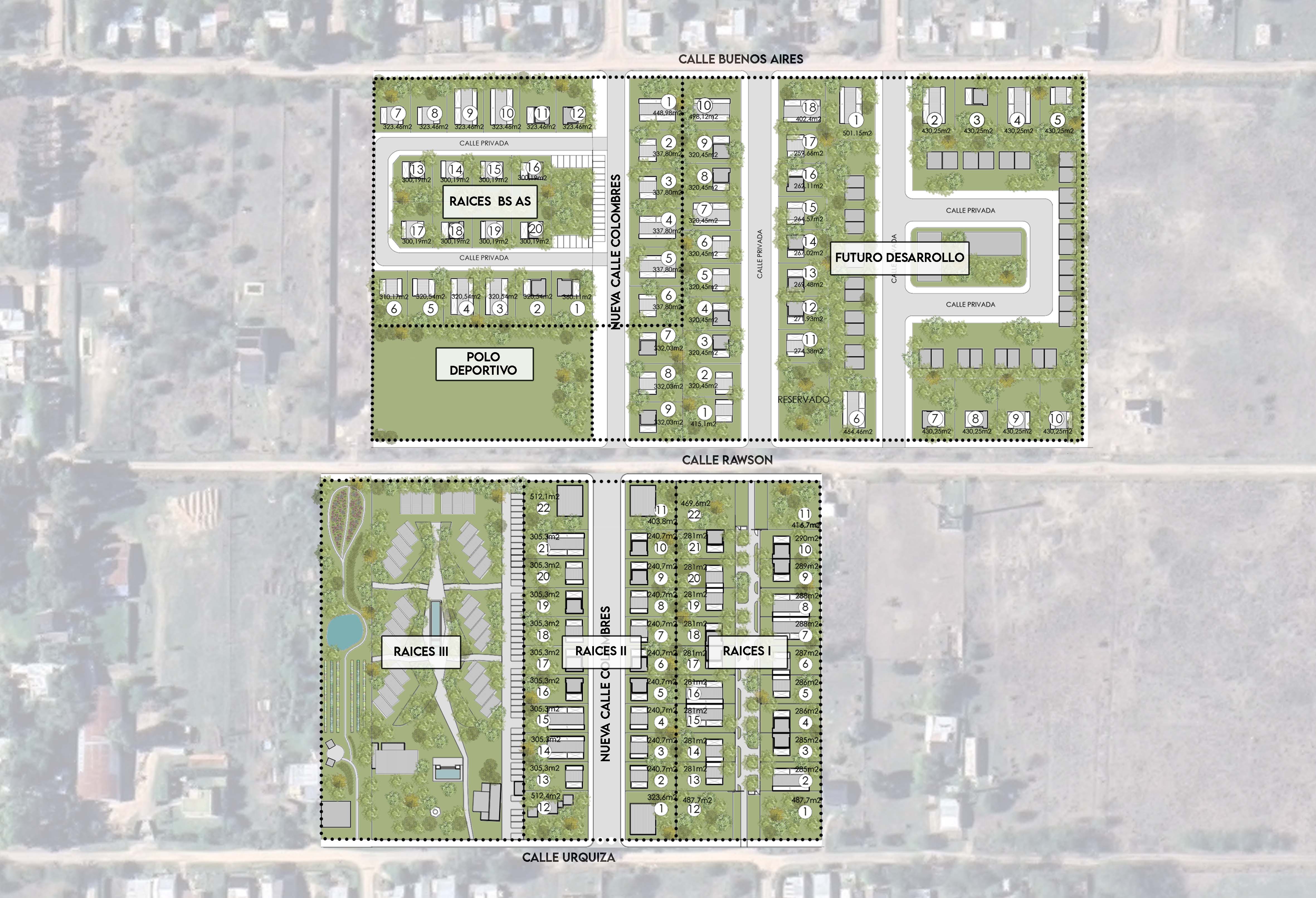 Raices Urquiza Masterplan
